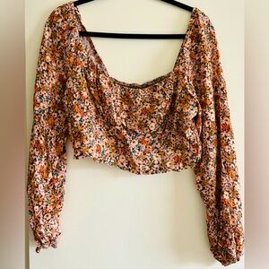 Long sleeve Cropped top